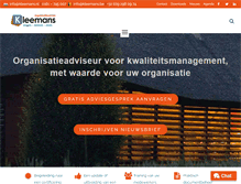 Tablet Screenshot of kleemans.nl